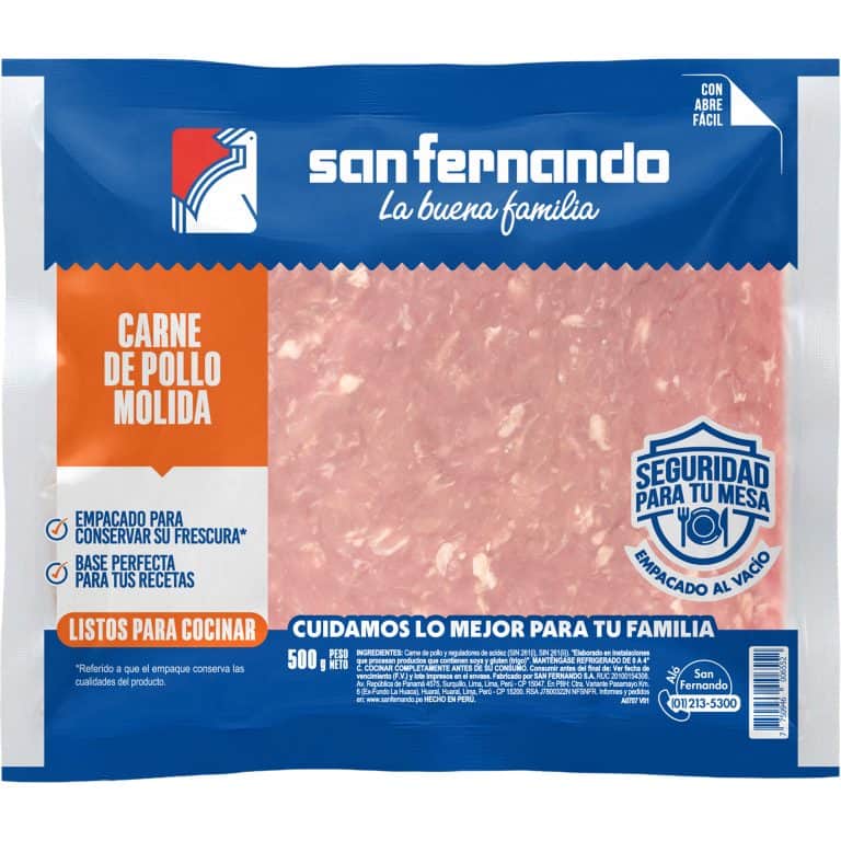 Carne molida de pollo