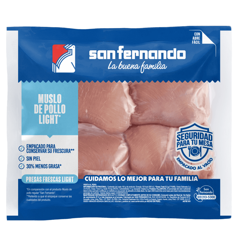 Muslo de pollo SIN PIEL