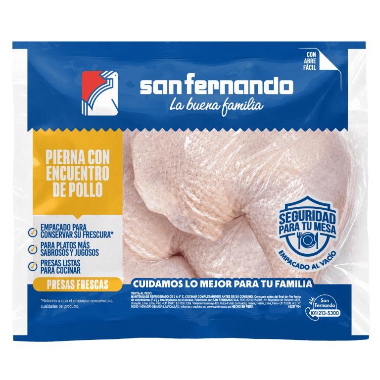 Pierna con encuentro de pollo
