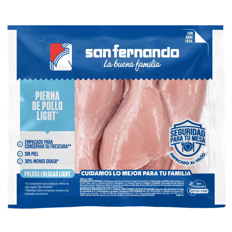 Pierna de pollo SIN PIEL