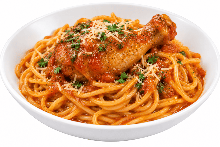 Tallarines / fideos rojos