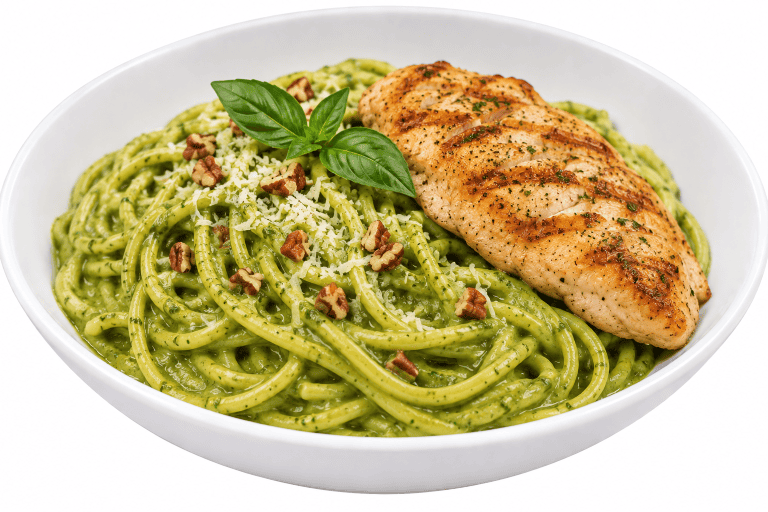 Tallarines / fideos verdes